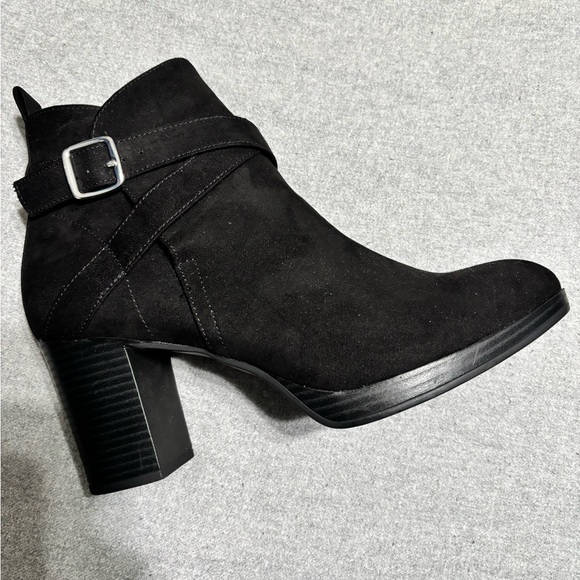 Style & Co. Shoes - Style & Co. Black Ankle Booties with Buckle NWOT size 10 women